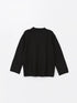 LC Waikiki Crew Neck Straight Long Sleeve Oversize Women's Knitwear Sweater
